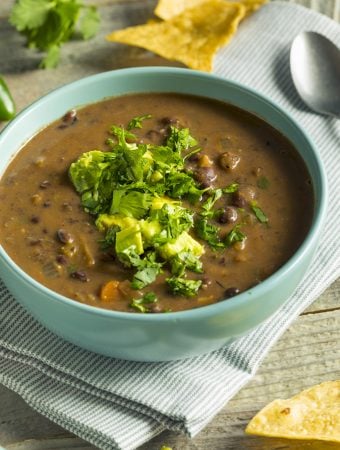 Black Bean Soup from scratch