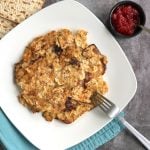 vegan matzo brei