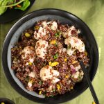 Quinoa Cauliflower pilaf with dried fruits and nuts