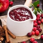 Fresh cranberry apple sauce