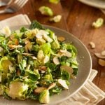 Kale And Brussels Sprouts with Toasted Almonds
