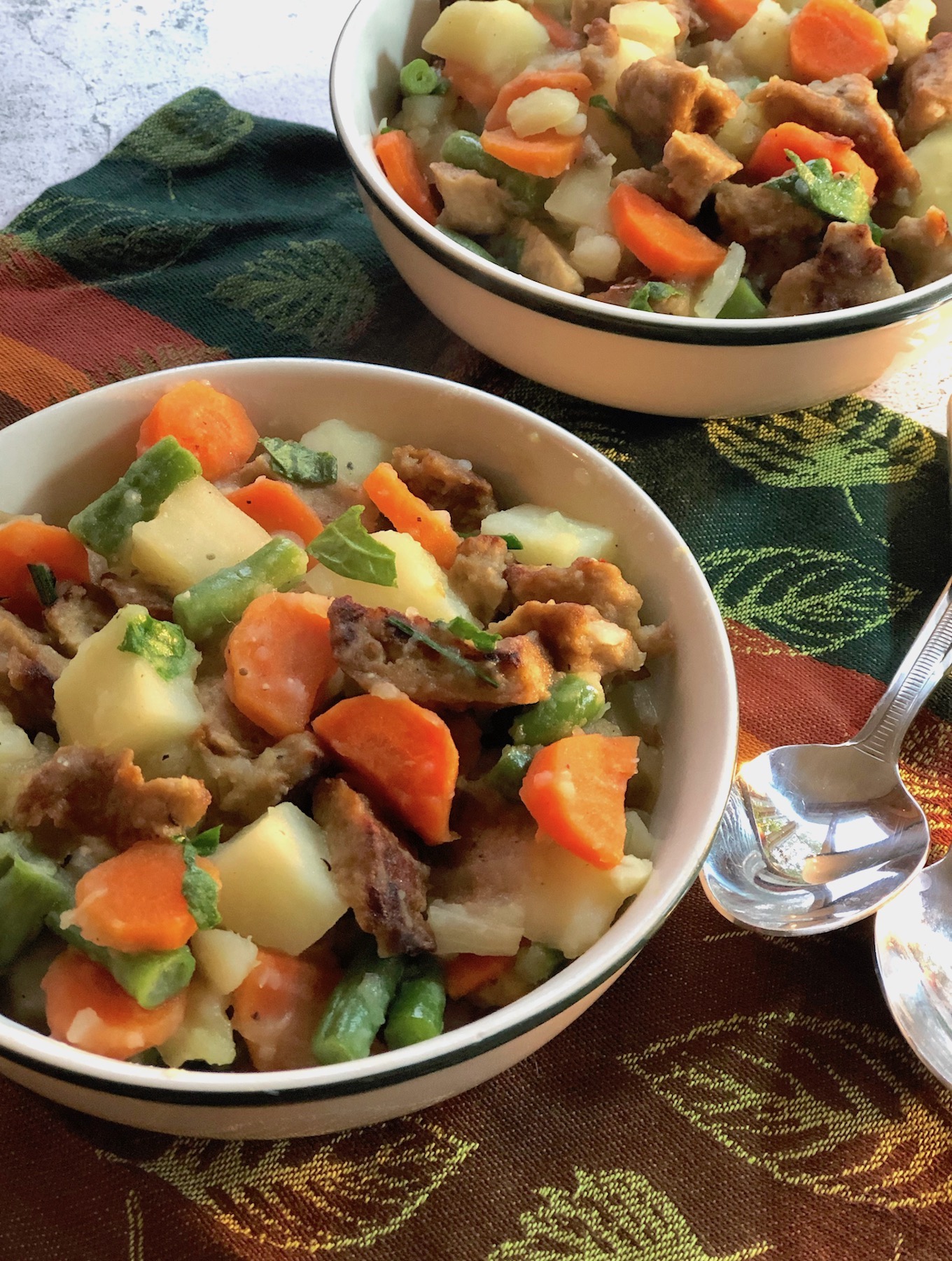 "Beefy" Vegan Seitan Stew with Potatoes & Carrots The Vegan Atlas