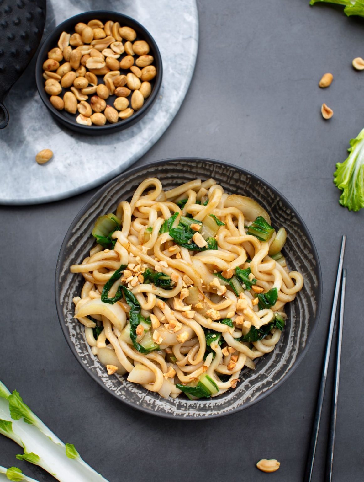 HoisinGinger Udon Noodles with Bok Choy The Vegan Atlas
