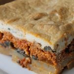 Vegan Moussaka made with Beyond
