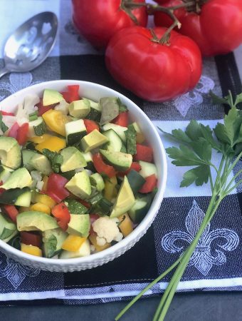 Soul fire farm chopped salad