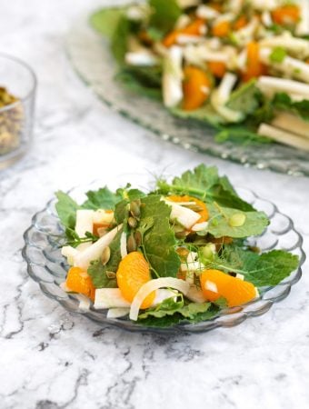 Jicama & fennel salad with oranges & herbs