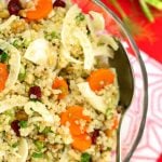 Quinoa, fennel, and cranberry salad2
