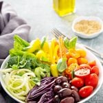 Rainbow salad bowl