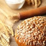 Whole grain bread with sunflower seeds