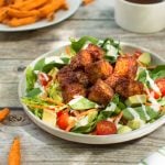 BBQ tempeh salad