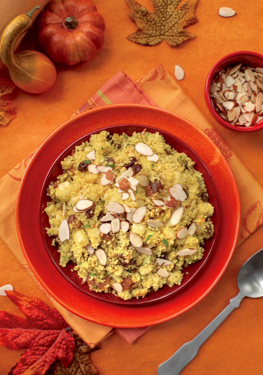 Couscous Pilaf with Dried Fruits, Apple, and Nuts The Vegan Atlas