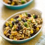 Orzo and black bean salsa salad3