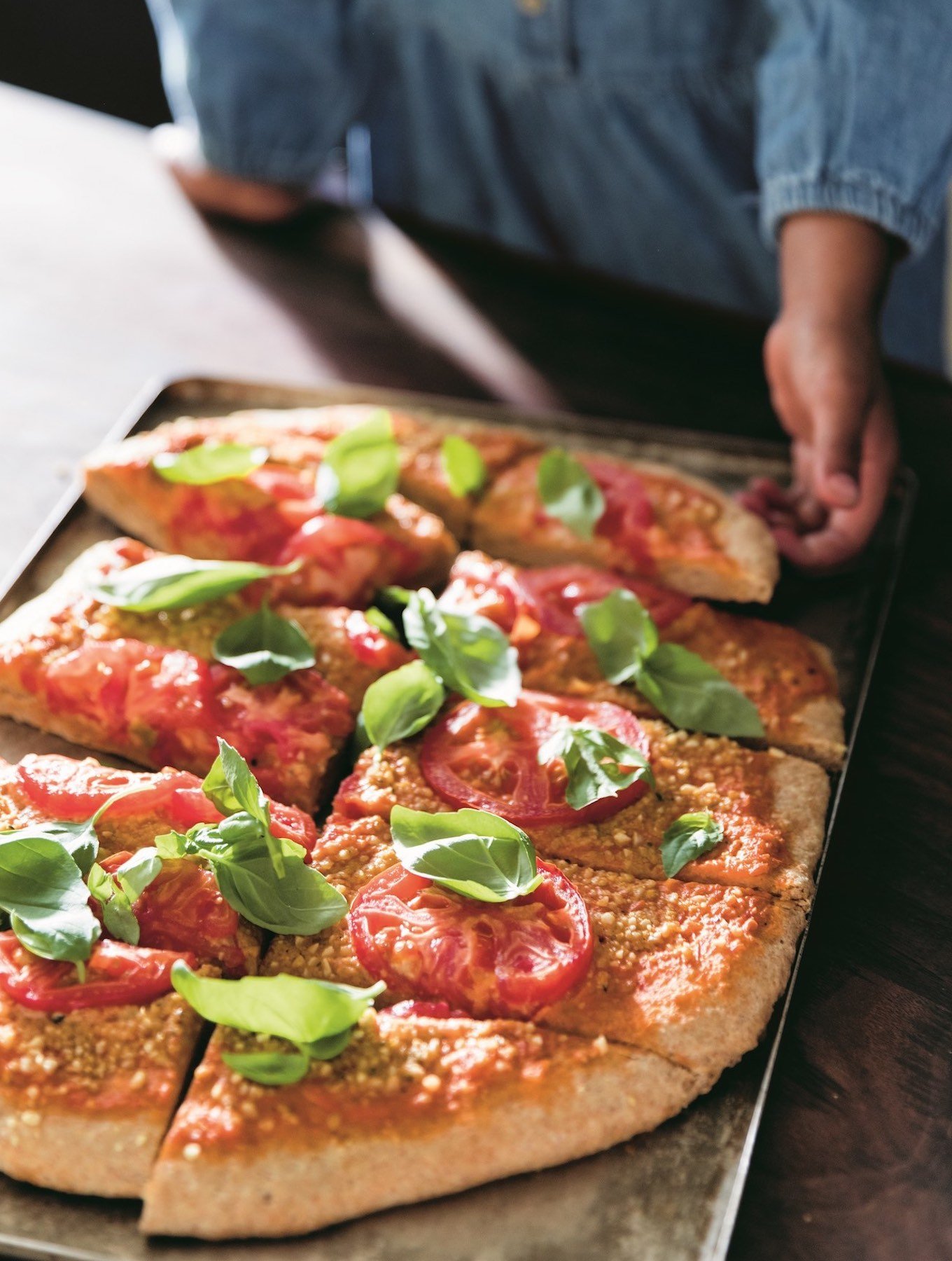 Spelt Crust Pizza with Fresh Tomato Sauce The Vegan Atlas