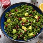 kale and pomegranate salad