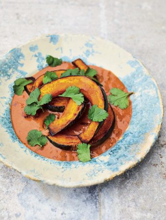 Kabocha squash malai kari