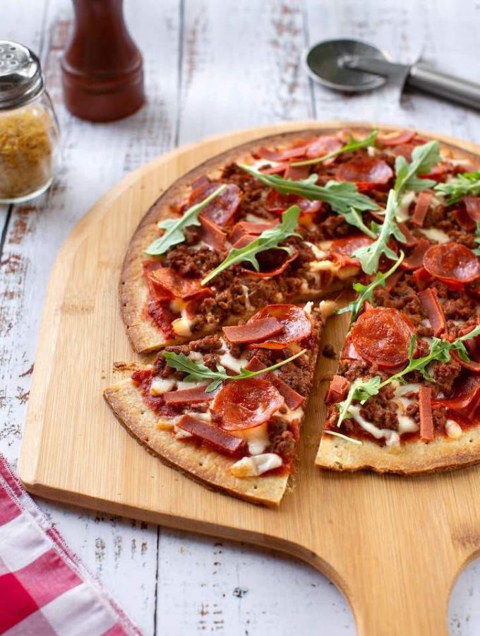 Vegan Meat Lovers Pizza — Made with PlantBased Proteins