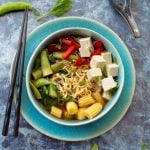 Tofu Ramen Vegetable Soup1