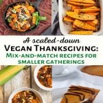 A scaled down vegan Thanksgiving