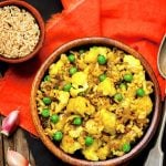 Cauliflower and Rice Pilaf with Green Peas
