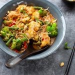 Thai vegetable stew with coconut peanut sauce