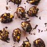 Carmel chewies — nut butter-stuffed dates