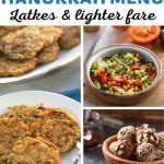 Easy Vegan Hanukkah menu