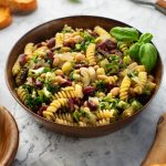 Pasta with escarole and beans