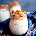 Strawberry almond Overnight oats