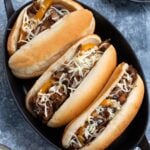 Vegan Philly Cheesesteak with portobellos and seitan