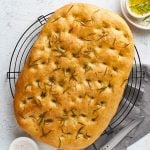 Buckwheat Focaccia Bread with Rosemary