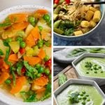 Spring vegetable soups - vegan, plant-based