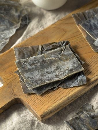 Dried Kombu Kelp Seaweed sea vegetable
