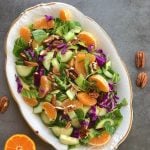 Green Salad with Oranges & Bok choy