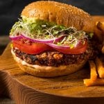 Homemade Vegan Quinoa Burger
