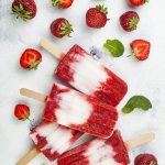 Easy Strawberry ice pops
