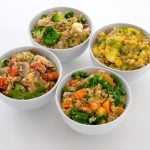 Seasonal Quinoa Pilafs with vegetable variations