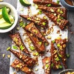 Smoky tempeh peanut satay