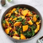 Spinach and Chard with Polenta wedges