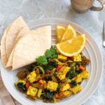 Spicy Vegan Chorizo Tofu Scramble