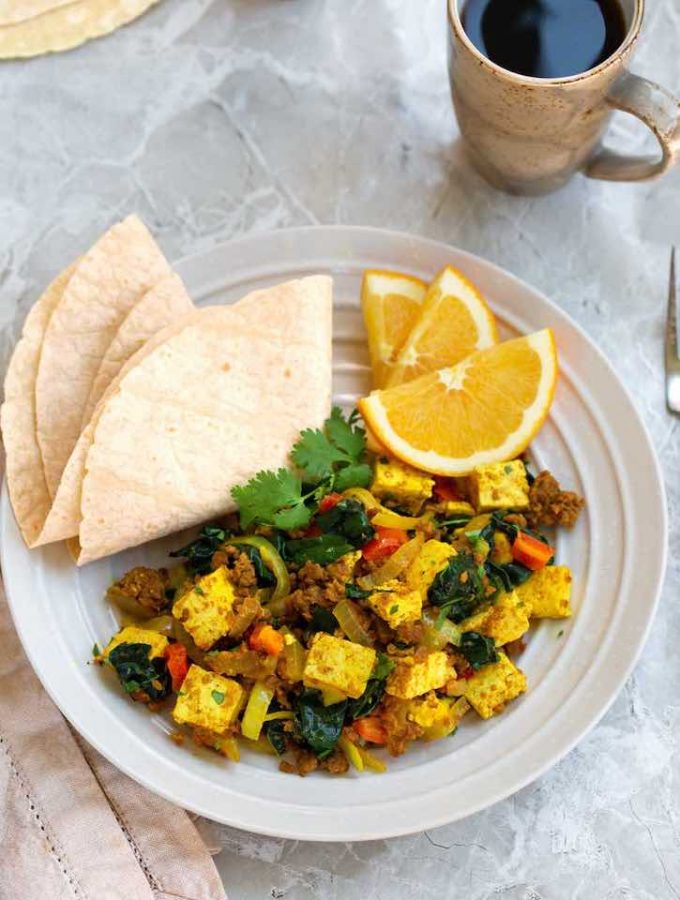 Spicy Vegan Chorizo Tofu Scramble The Vegan Atlas