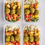 Meal prep - falafel dinner