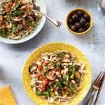 Broccoli Rabe with White Beans & Mushrooms