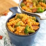 Vegan Broccoli and Bacon Mac & Cheese
