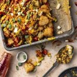 Vegan Cheesy Burger Tater Tots by Dustin Harder