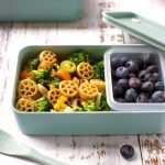 Lunch box pasta salad - vegan and family friendly