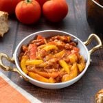 Hungarian lecso (bell pepper and tomato stew)