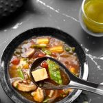 Vegan Hot and sour vegetable soup