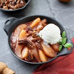 Wine-Poached pears