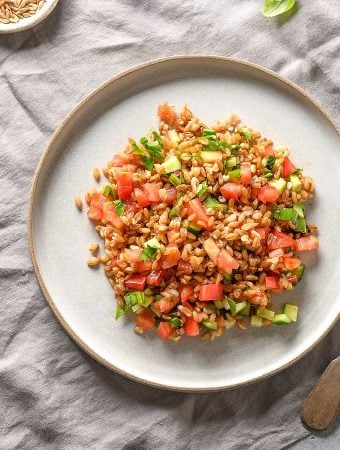 Farro Tabbouleh Salad (tabbouli)
