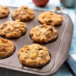Vegan apple muffins